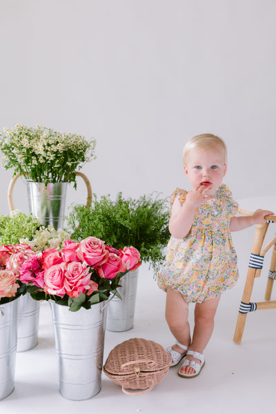Pukatuka Yellow Liberty Romper-Dear James Exclusive