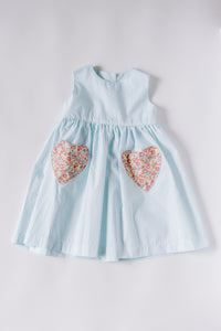 Love George Liberty Heart Pocket Dress/Bubble