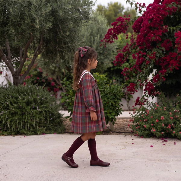 Pukatuka Clementine Tartan Sailor Dress