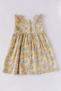 Pukatuka Yellow Liberty Dress-Dear James Exclusive