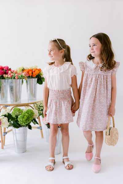 Pukatuka Pink Daisy Liberty Dress-Dear James Exclusive