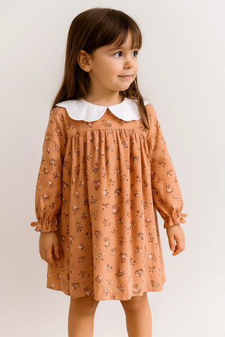 Pukatuka Floral Scallop Collar Dress