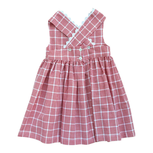 Pukatuka Red Check Dress