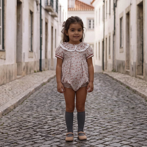 Pukatuka Fall Floral Romper