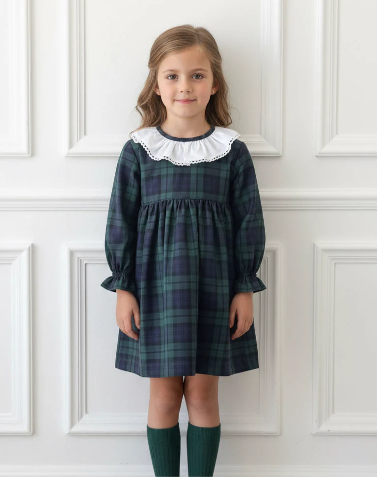 Pukatuka Green Plaid Dress