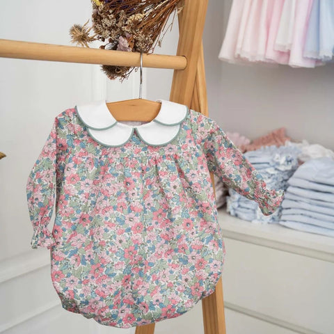 Pukatuka Liberty Scallop Collar Romper