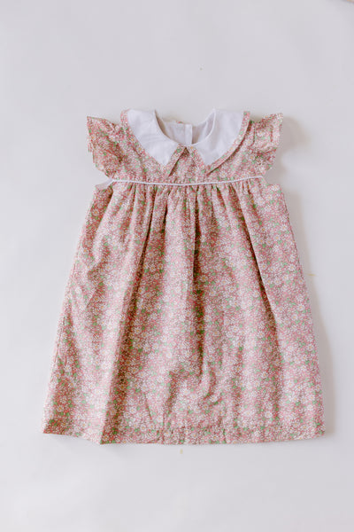Pukatuka Pink Daisy Liberty Dress-Dear James Exclusive