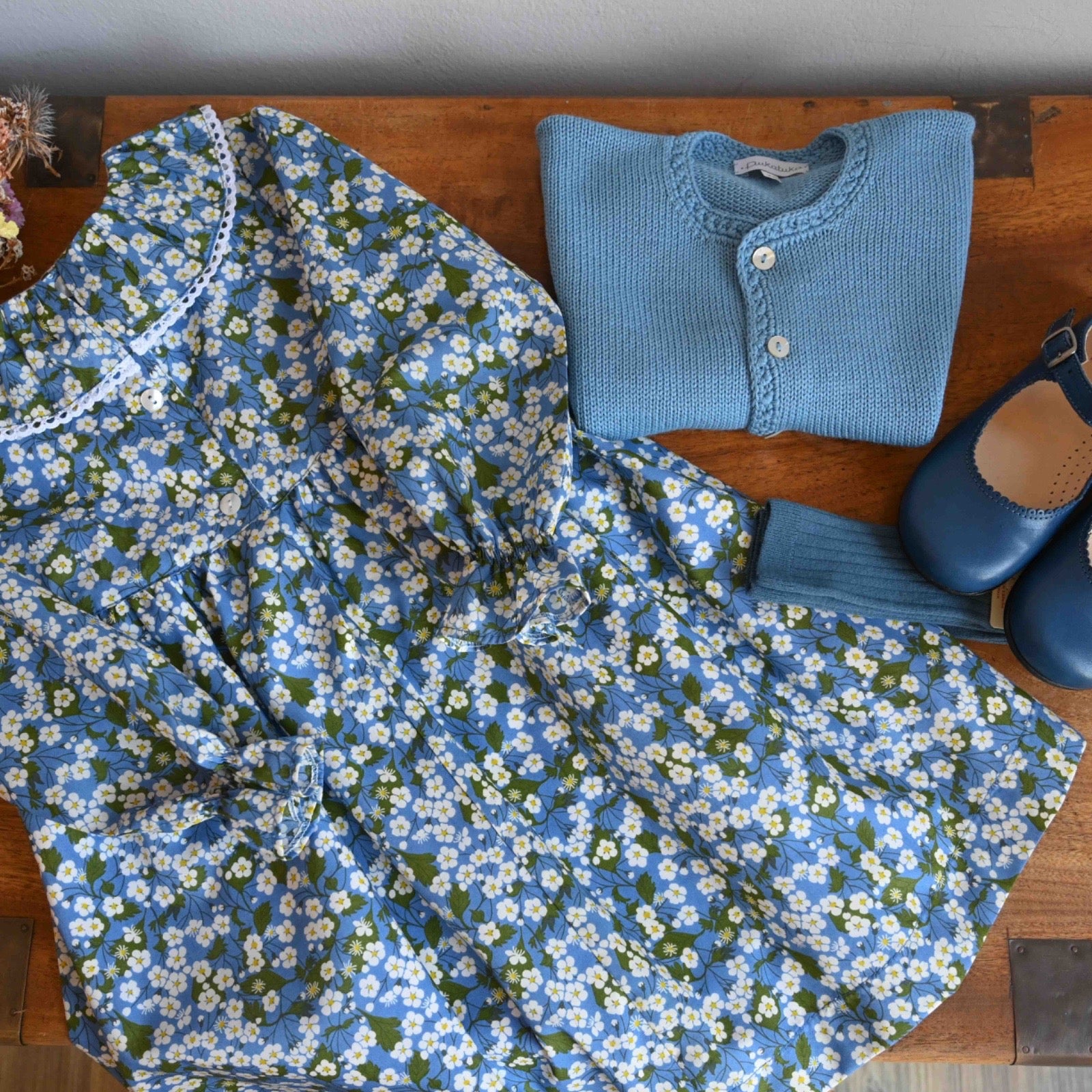 Pukatuka Blue Liberty Dress & Romper