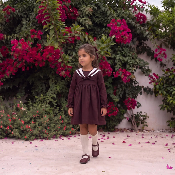 Pukatuka Amelie Bordeaux Dress