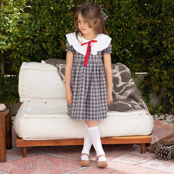 Pukatuka Girls Plaid Dress