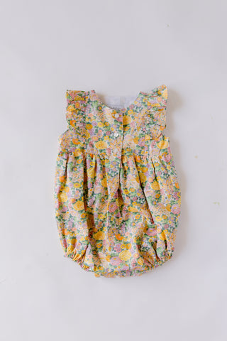 Pukatuka Yellow Liberty Romper-Dear James Exclusive
