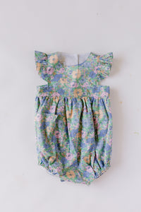 Pukatuka Blue Liberty Romper- Dear James Exclusive