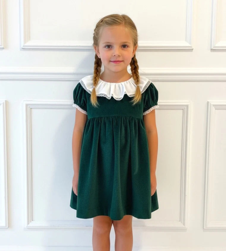 Pukatuka Green Velvet Dress