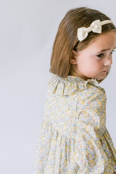 Love George Betsy Ann Yellow Dress Bloomer Set/Dress