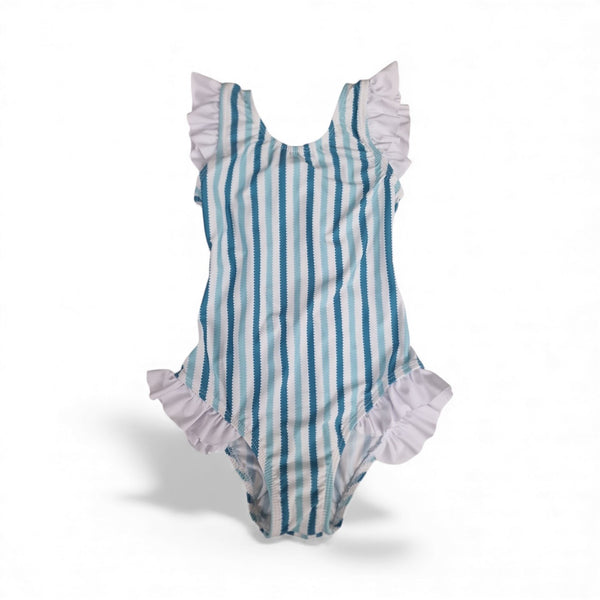 Pukatuka Girls Stripe Swim