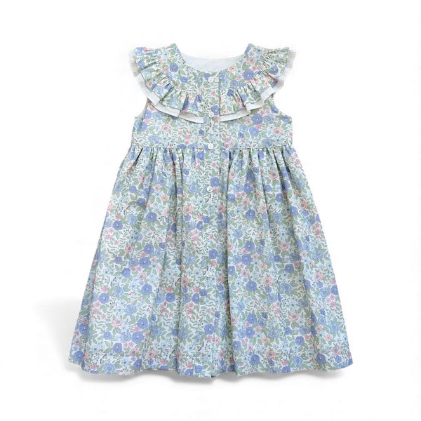 Pukatuka Blue Floral Button Down Dress