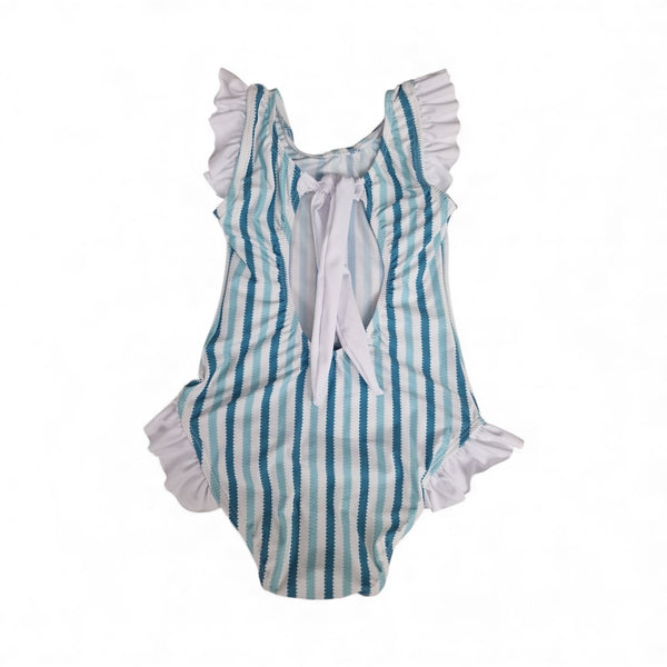 Pukatuka Girls Stripe Swim