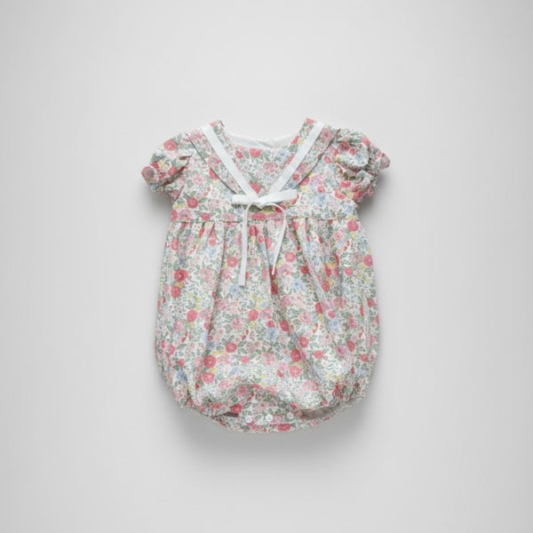 Pukatuka Floral Sailor Romper