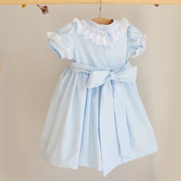 Pukatuka Blue Embroidered Dress