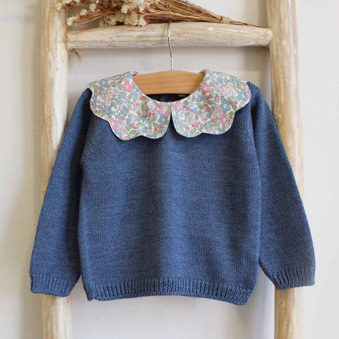 Pukatuka Liberty Betsy Berry Collar Sweater